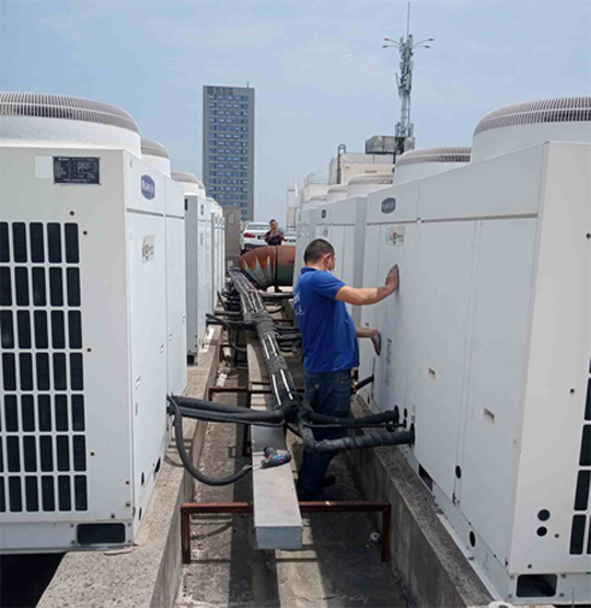 扬中中央空调制热和不制冷系统维修方法